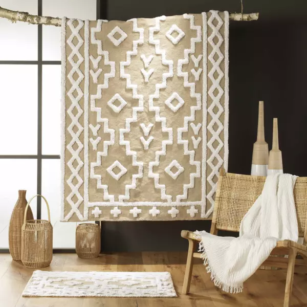 Vloerkleed jute (170 cm) Medine Beige