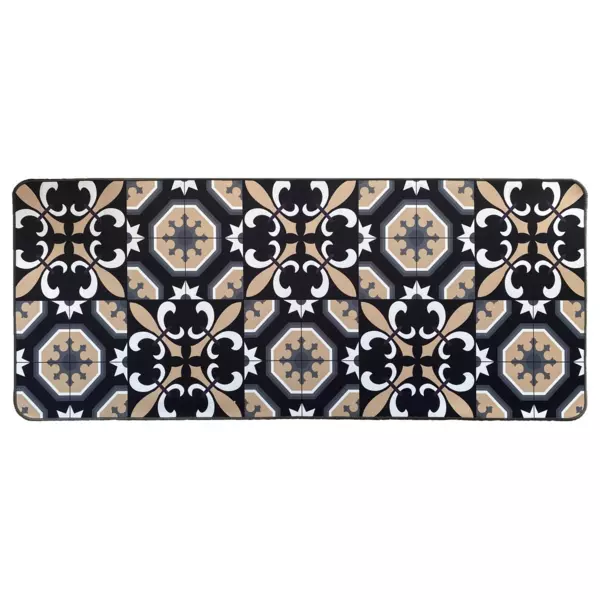 Skridsikker entrémåtte (50 x 120 cm) Carmen Sort
