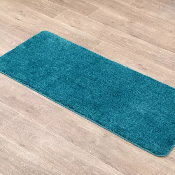 Alfombra para el baño (120 cm) Hiro Azul trullo