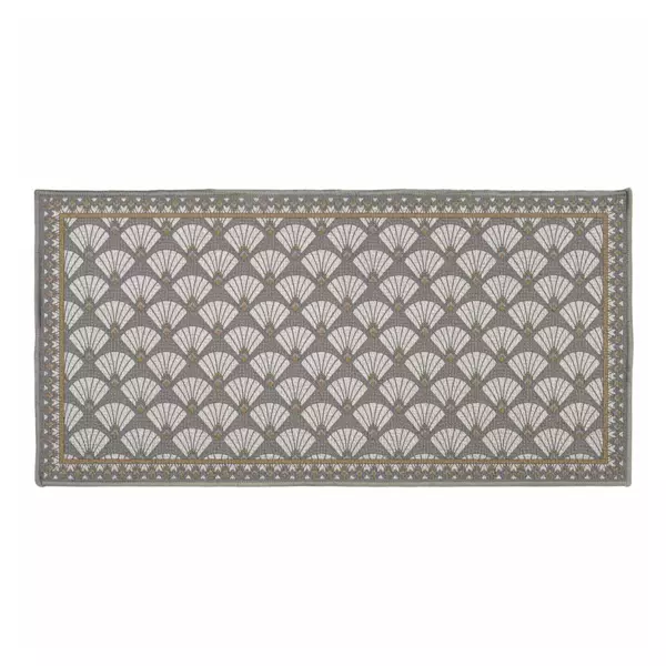 Alfombra multiuso (120 cm) Art déco chic Gris