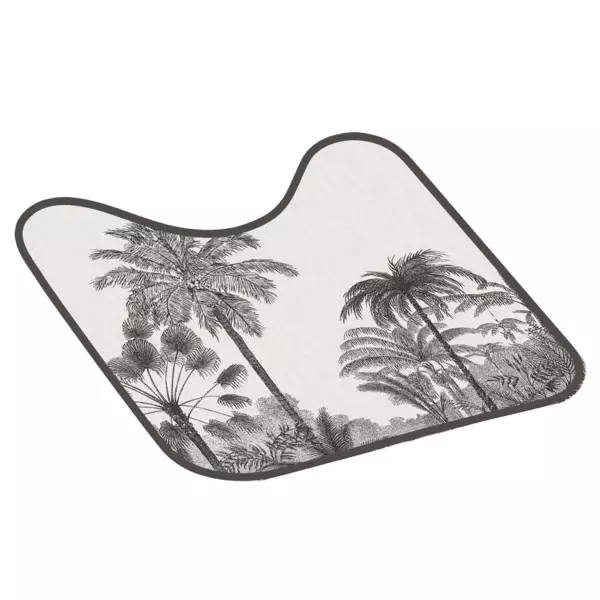 Tapis contour WC (45 x 45 cm) Cocoty Noir