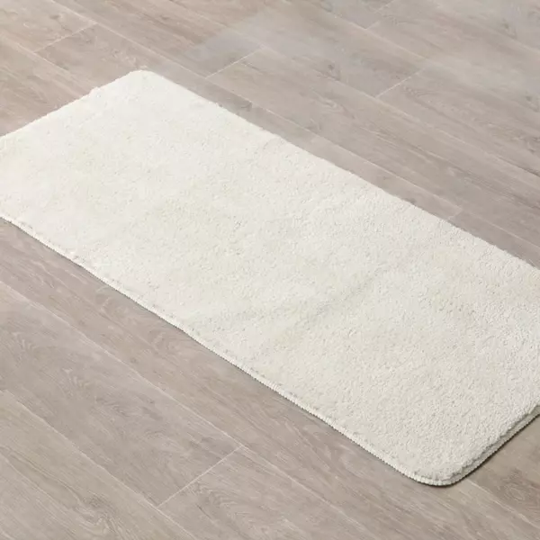 Tapis de bain microfibre (50 x 120 cm) Hiro Ecru