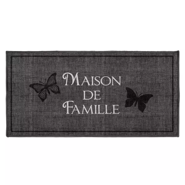 Alfombra multiusos (120 cm) Familia Gris