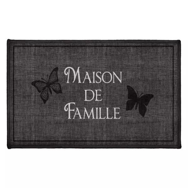 Alfombra multiusos (80 cm) Familia Gris