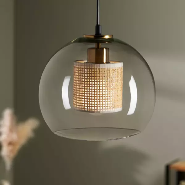 Glaskugel-Lampenschirm 130 Mm, Transparent, Ersatz Für Steh- & Tischleuchten, Öffnung 42 Mm – Weiches Licht, Elegant