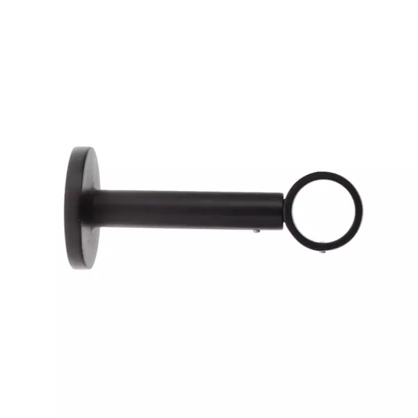 Udtrækkelig gardinstangsholder (L115 - L155 / D28) Lino Mat Sort