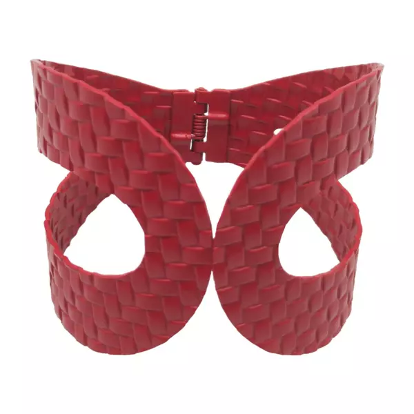 Alzapaños manchette Oroient Rojo