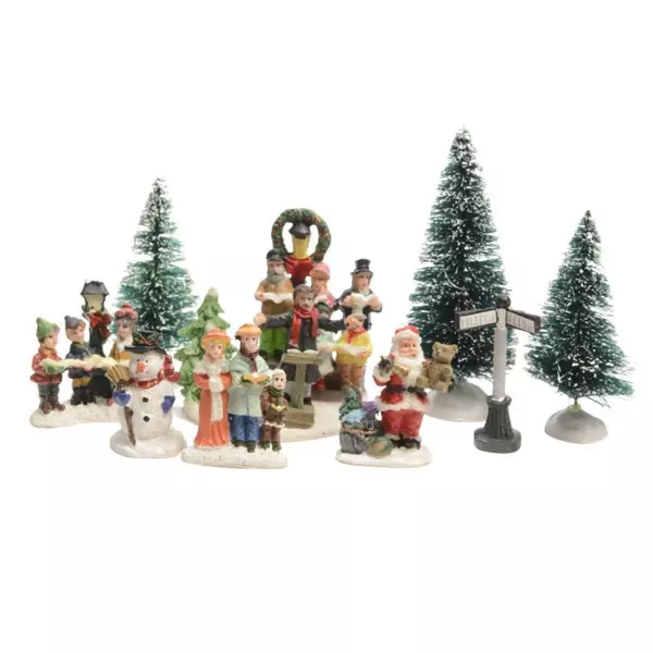 Set van accessoires Koor om een dorp te bouwen