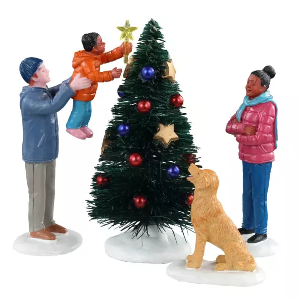 Personnages Lemax La touche finale au sapin
