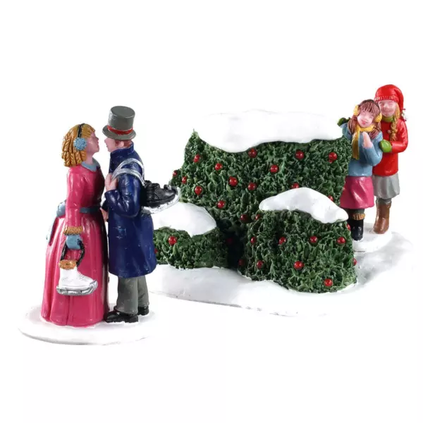 Personnages Lemax Les patineurs amoureux