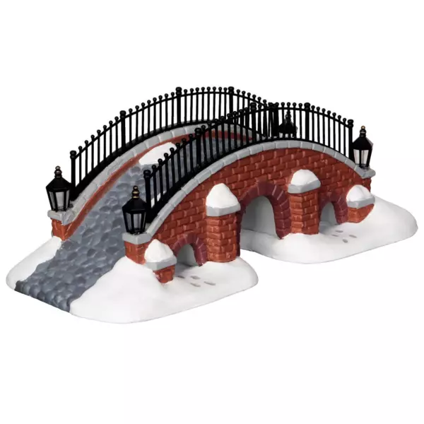 Accesorio Lemax Pont du ruisseau en invierno