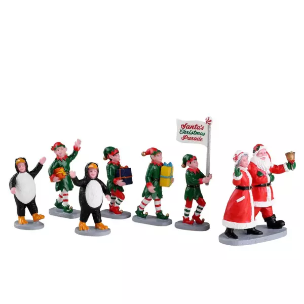 Personnages Lemax Le défilé des lutins