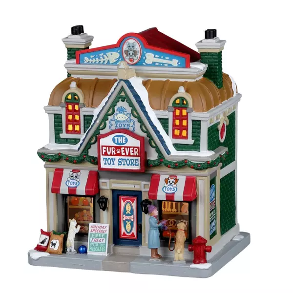 Figurine Lemax "Notre Premier Noël" Pour Village De Noël - Accessoire Décoratif Victorien Avec Couple Et Chien (33035) - 5