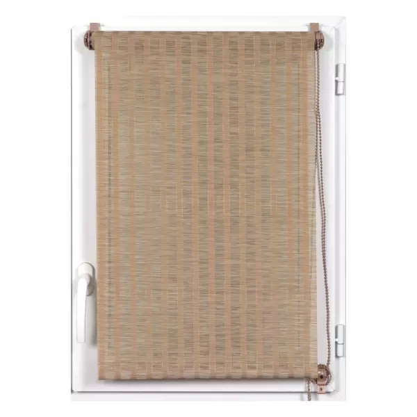 Rullegardin i afdæmpende stil (45 x 180 cm) Stribet Beige