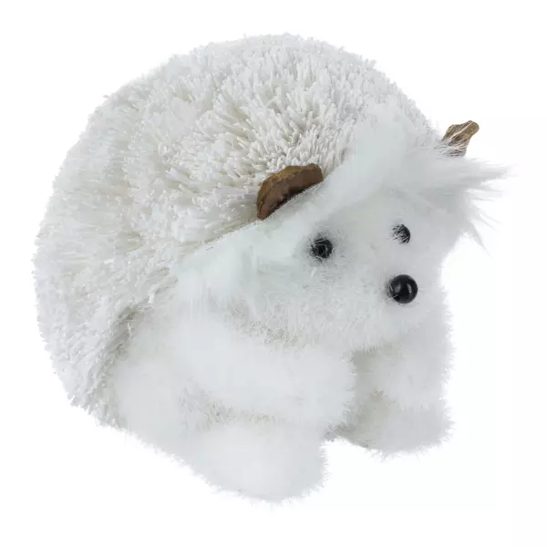 Julepindsvin (H13 cm) Floofy Hvid