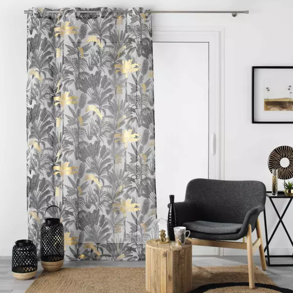 Tenda trasparente (140 x 240 cm) Karaba Nero