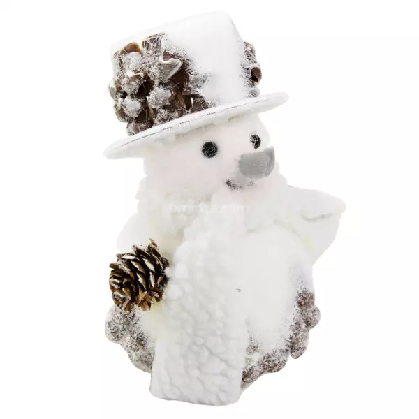 Muñeco de nieve Claudio Alto 18 cm