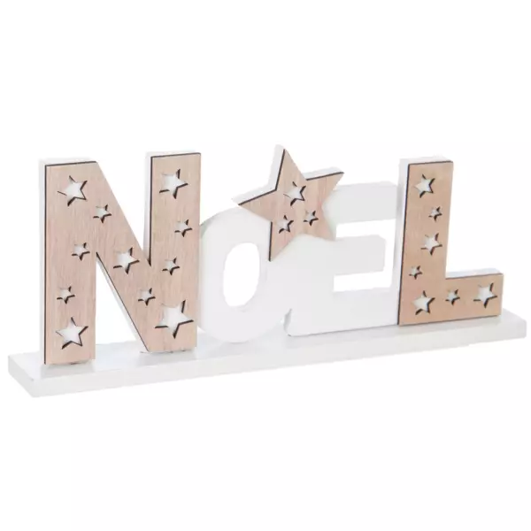 Letters om neer te zetten hout  naturel