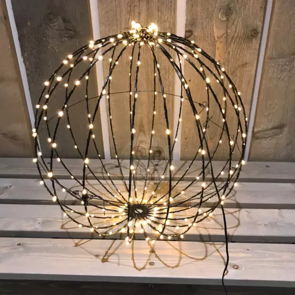 Ballon de Noël lumineux 320 LED (D50 cm) Blanc chaud