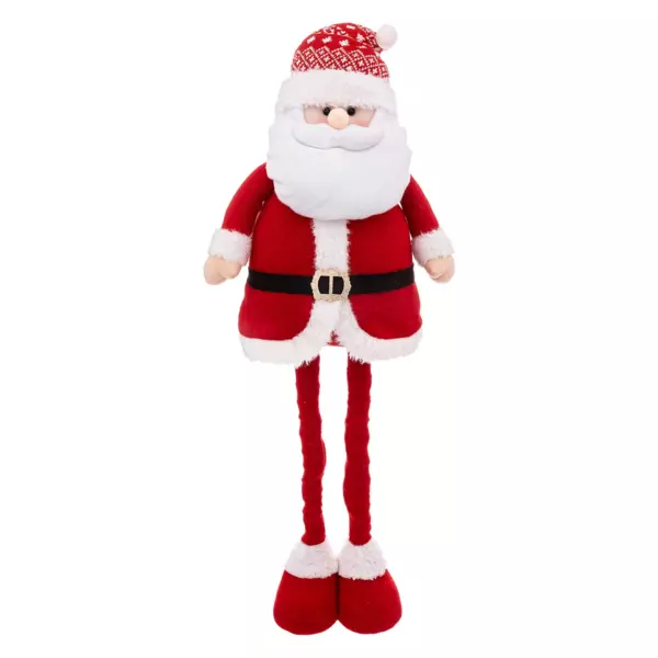 Père Noël déco (H78 cm) Jambes téléscopiques