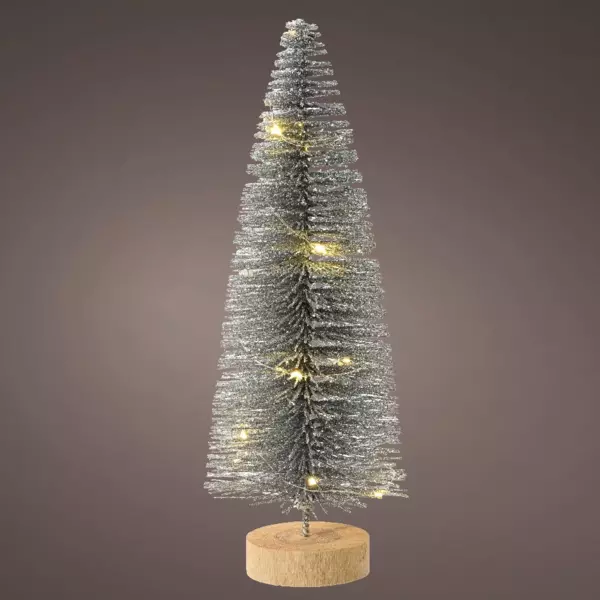 Deko-Tanne Lidy 30 cm Silber