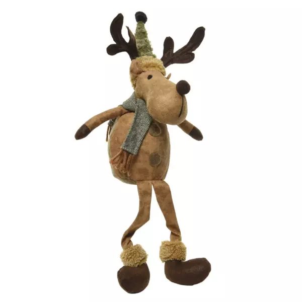 Renne de No�l (H44 cm) Isidore rigolo