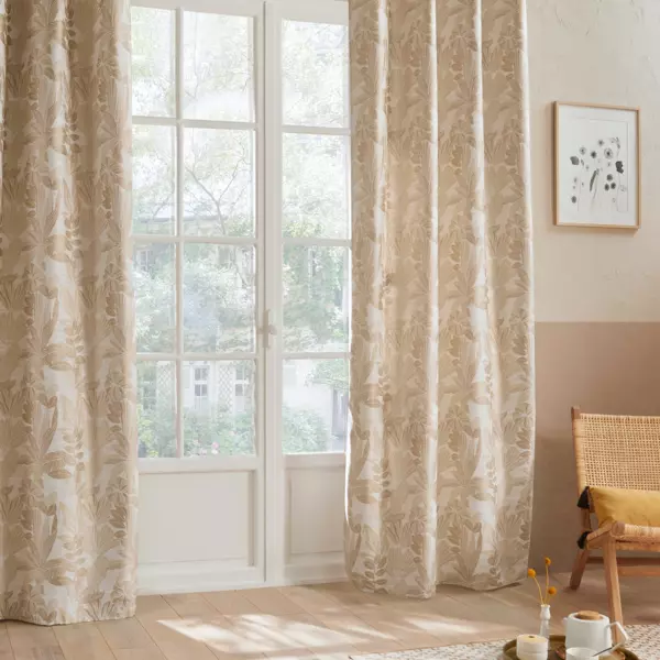 Cortina semi opaca (140 x 260 cm) Bejuco Lino