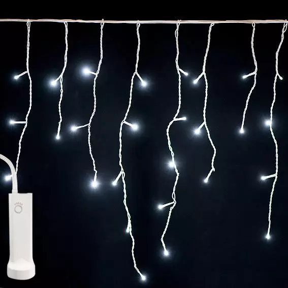 Verlichte ijspegel Durawise L7 m Koudwit 192 LED