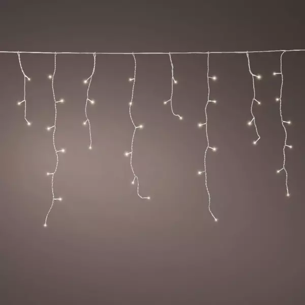 Verlichte ijspegel Verlengkit L7,35 m Warm wit 250 LED KW Koppelbaar 