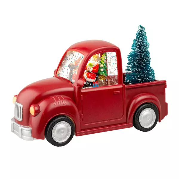 Auto palla di neve con luci Bianco caldo 4 LED