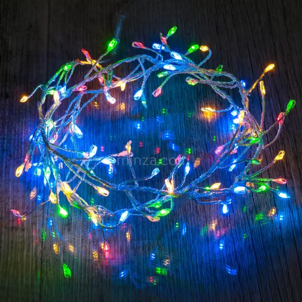 Guirlande lumineuse à piles 2 m 20 LED Fixe Multicolore