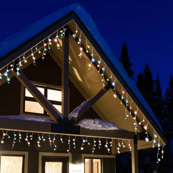 Estalactitas de luces 7,50 m  Multicolor 175 LED CT