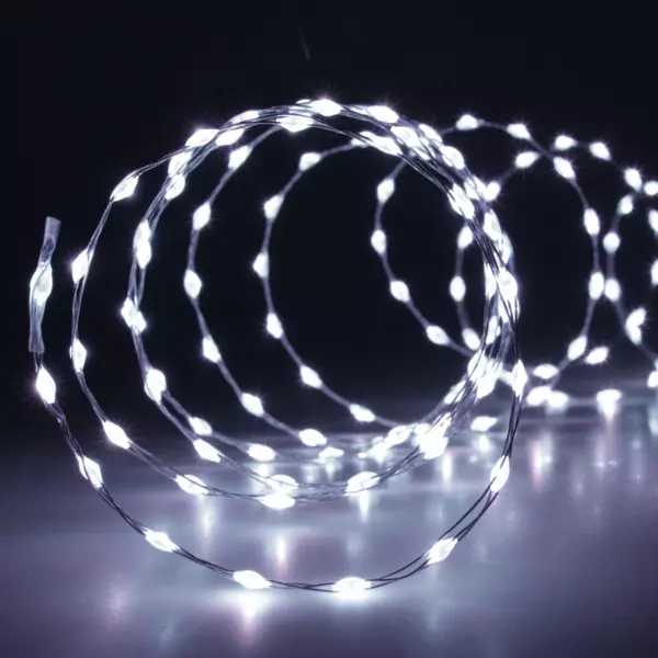 Luces de Navidad Micro LED 9,07 m Blanco frío 567 LED CA