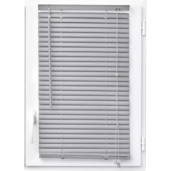 Estor veneciano (50 cm x 180 cm) PVC Gris
