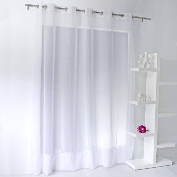 Tenda trasparente (300 x Alt. 240 cm) Dolly Bianco - Tende/Tende trasparenti/  Tende a rullo - Eminza