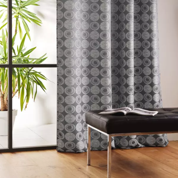 Rideau oeillets (140 x 280 cm) Caelia Gris