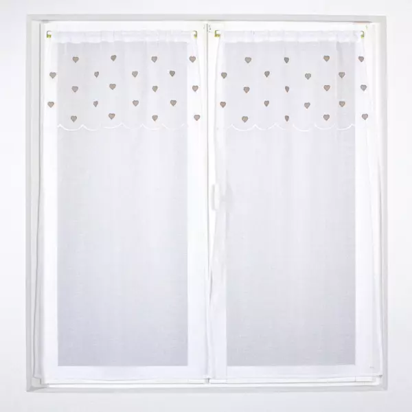 Voilage Vitrage Rideau / voilage / store 2 Eminza
