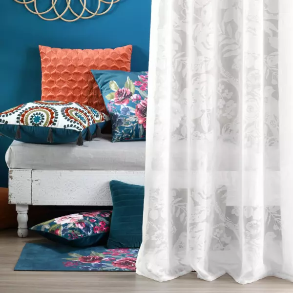 Vitrage (140 x 260 cm) Kira wit