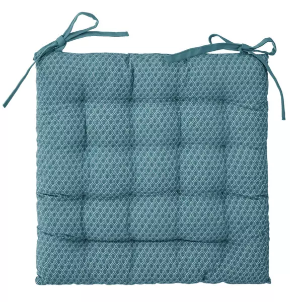 Stoelkussen vierkant Otto Eendblauw