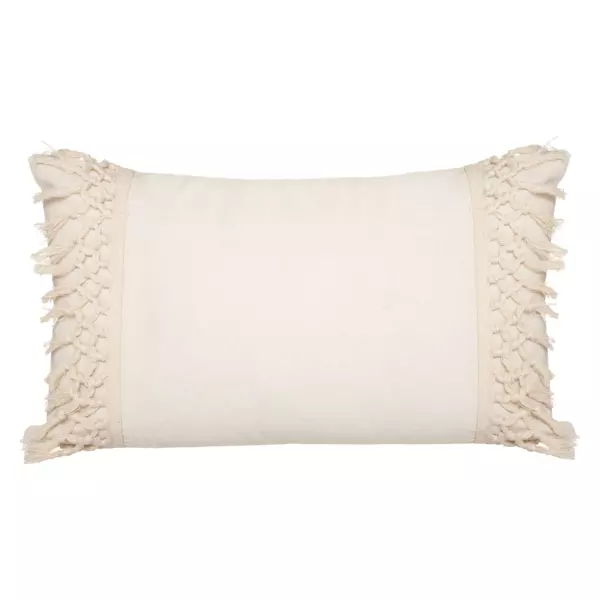 Coussin rectangulaire coton (30 x 50 cm) Minos Ivoire