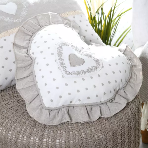 Federa Cuscino Quadrata 60x60 Cm Con Torre Eiffel E Scritta Love Paris – Abakuhaus, Rosa/Bianco/Nero, 2 Lati