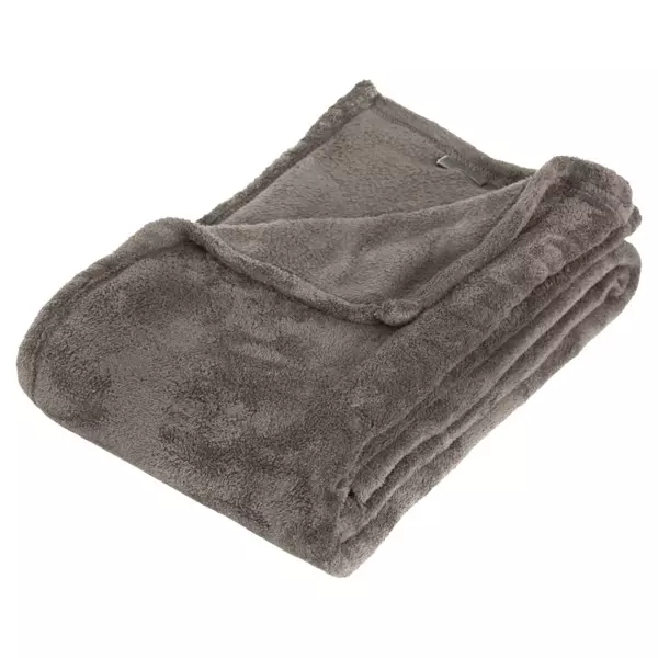 Plaid doux (150 cm) Tendresse Taupe