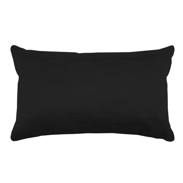 Coussin rectangulaire (30 x 50 cm) Béa Noir