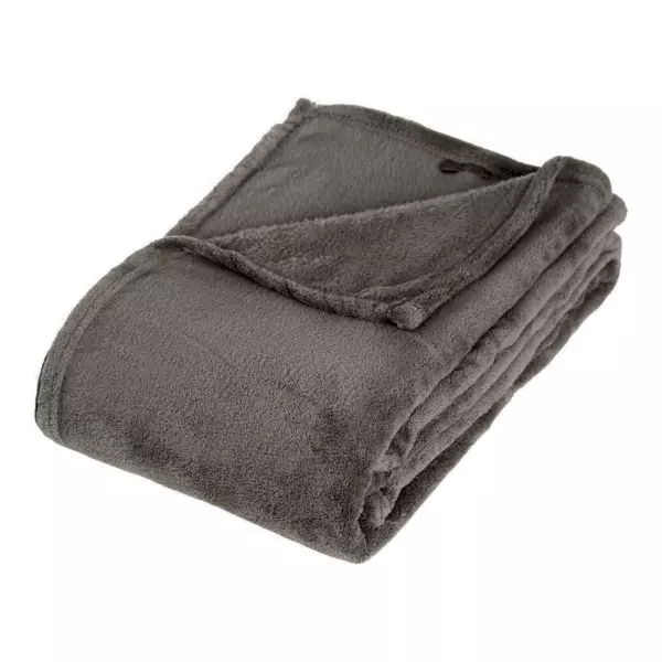 Zachte plaid (230 cm) Tendresse Grijs