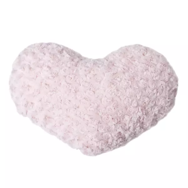 Cojín Corazón Rizado Rosa