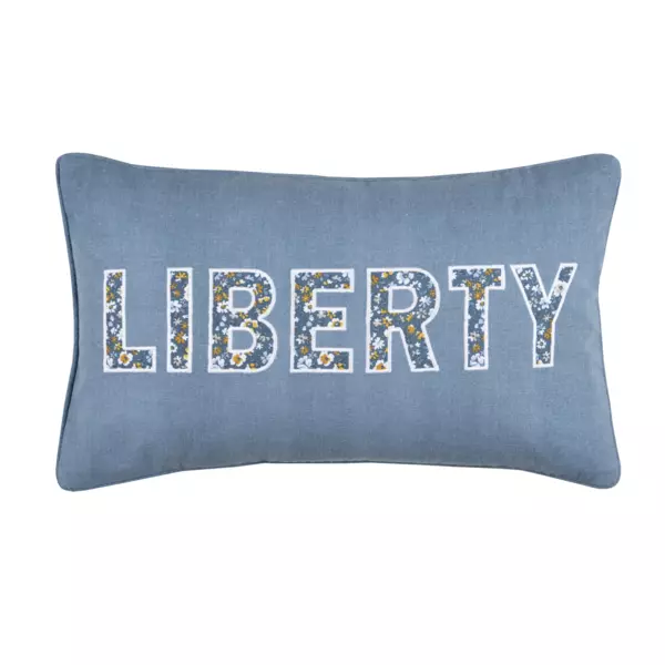 Sierkussen rechthoekig (50 cm) Apolline Blauw