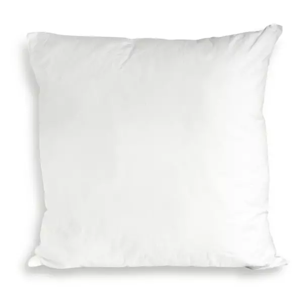 Quadratisches Kopfkissen (60 cm) Alaska Weiß