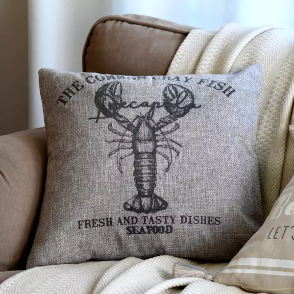 Coussin carré (40 cm) Gibraltar Taupe