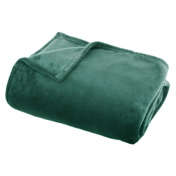 Manta suave (180 cm) Ternura flanel Verde