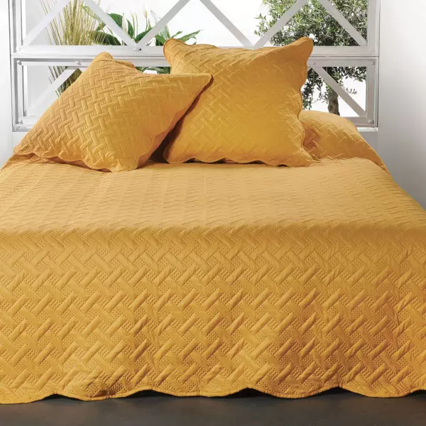 Unimall Copriletto Trapuntato SET Copriletto Patchwork Matrimoniale